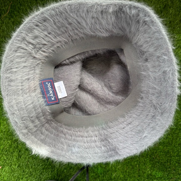 Kangol Furgora Fuzzy Misty Gray Bucket Hat - Picture 3 of 11